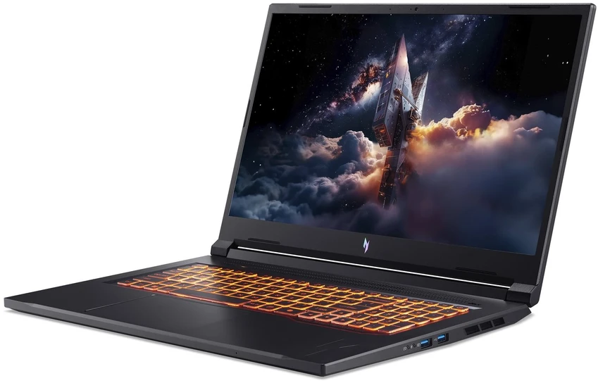 Nešiojamas kompiuteris Acer | Nitro V 17 AI ANV17-41-R9XF | Obsidian Juodas | 17.3 " | IPS | QHD | 2560 x 1440 pikselių | AMD Ryzen 7 | 260 | 32 GB | DDR5 | Solid-state drive capacity 1000 GB | NVIDIA GeForce RTX 5070 | GDDR7 | 8 GB | Windows 11 Home | 802.11ax | Bluetooth versija 5.3 | Klaviatūros kalba: US international | Klaviatūros apšvietimas | Garantija 24 mėn.