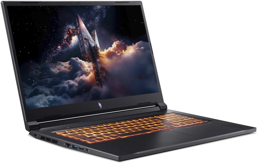 Nešiojamas kompiuteris Acer | Nitro V 17 AI ANV17-41-R9XF | Obsidian Juodas | 17.3 " | IPS | QHD | 2560 x 1440 pikselių | AMD Ryzen 7 | 260 | 32 GB | DDR5 | Solid-state drive capacity 1000 GB | NVIDIA GeForce RTX 5070 | GDDR7 | 8 GB | Windows 11 Home | 802.11ax | Bluetooth versija 5.3 | Klaviatūros kalba: US international | Klaviatūros apšvietimas | Garantija 24 mėn.