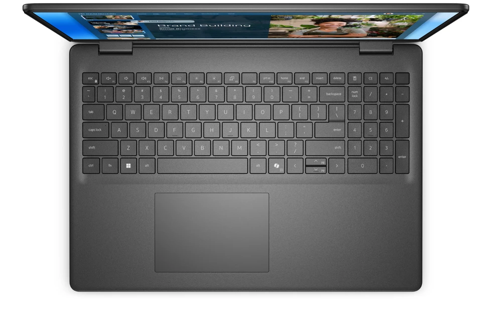 Nešiojamas kompiuteris Dell 16 DC16250, 16″, WUXGA, Intel Core 5 120U, 8GB RAM, 512GB SSD, Intel Graphics, Ubuntu, Carbon Juodas