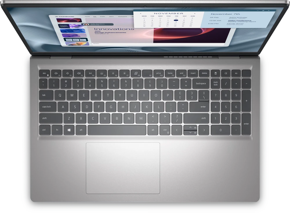 Nešiojamas kompiuteris Dell Pro Essential 15 AG FHD i7-1355U/16GB/512GB/Intel UHD/Win11/ENG Klaviatūra su pašvietimu/Sidabrinis/3Y ProSupport NBD Onsite Garantija | Dell
