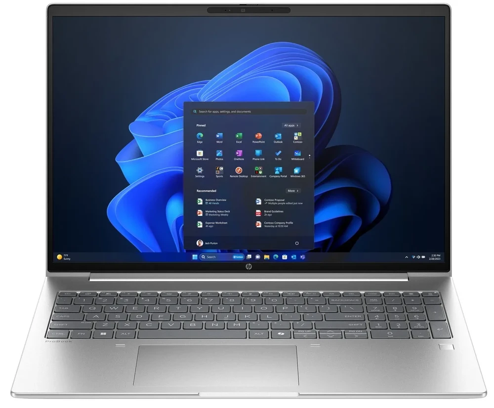 Hewlett Packard (HP) HP ProBook 4 G1iR 16-inch Nešiojamas kompiuteris PC Intel® Core™ i5 i5-1334U Nešiojamas kompiuteris 40.6 cm (16") WUXGA 16 GB DDR5-SDRAM 512 GB SSD Wi-Fi 6E (802.11ax) Windows 11 Pro Sidabrinis
