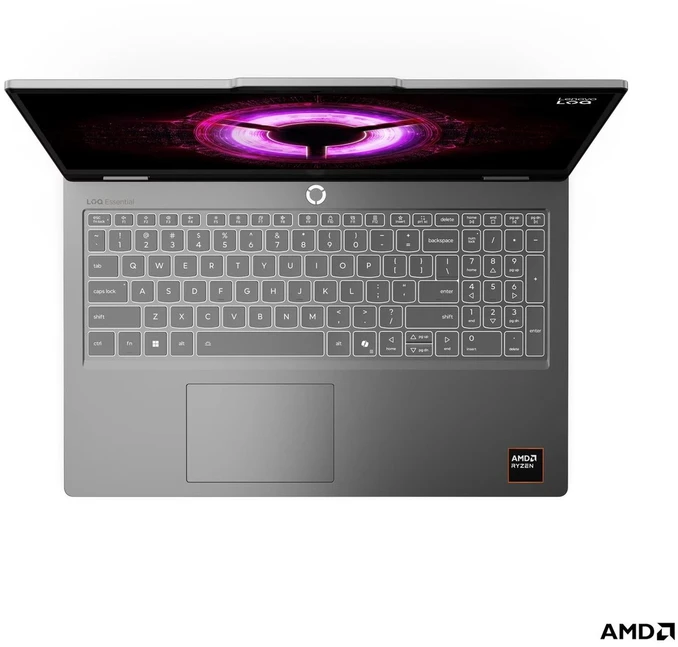 Nešiojamas kompiuteris Lenovo LOQ Essential 15ARP11 | AMD Ryzen 7 170, 15.6" FHD, 16 GB RAM, 512 GB SSD, GeForce RTX 5060, Windows 11 Home | Pilkas (20 EUR nuolaidos kodas)