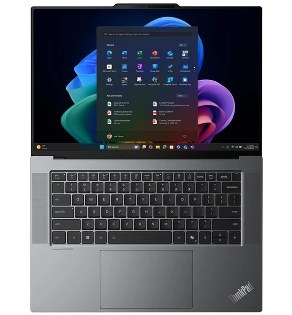 Nešiojamas kompiuteris Lenovo ThinkPad X9-15p Gen 1 Aura Edition | Intel Core Ultra X7 358H, 15,3" 2.8K OLED, 64 GB RAM, 1 TB SSD, Windows 11 Pro | Pilkas