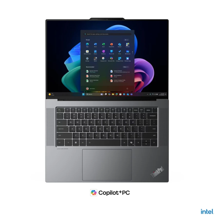 Nešiojamas kompiuteris Lenovo ThinkPad X9-15p Gen 1 Aura Edition | Intel Core Ultra X7 358H, 15,3" 2.8K OLED, 64 GB RAM, 1 TB SSD, Windows 11 Pro | Pilkas