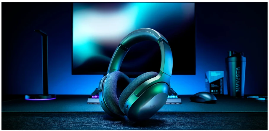 Belaidės žaidimų ausinės Razer Barracuda X (2022) | juodos spalvos