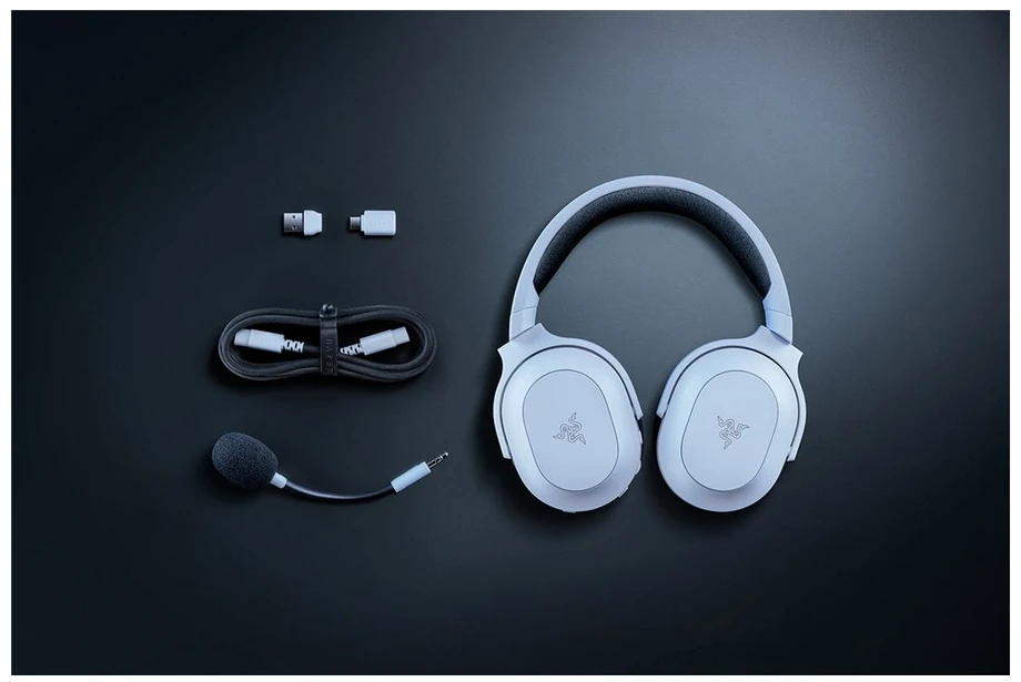 Razer Multi-Platform Ausinės Žaidimams | Barracuda X Chroma | Bluetooth | Over-Ear | Mikrofonas | Phantom Baltas Edition | Belaidės