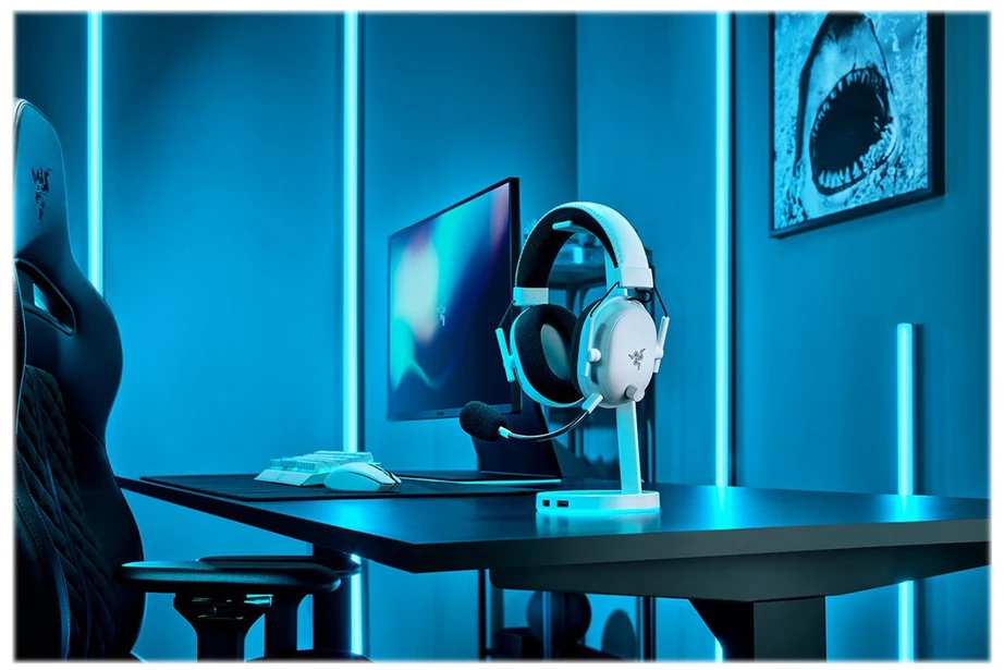 Razer BlackShark V2 Pro belaidės ausinės (2023), Baltos spalvos