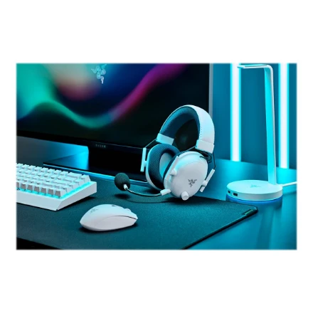 Esports THX Spatial Audio Belaidės Žaidimų Ausinės Razer BlackShark V2 Pro, Baltos
