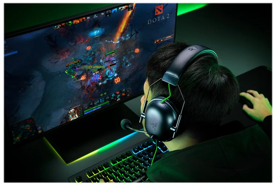 Žaidimų ausinės Razer BlackShark V2 X, Juodos spalvos