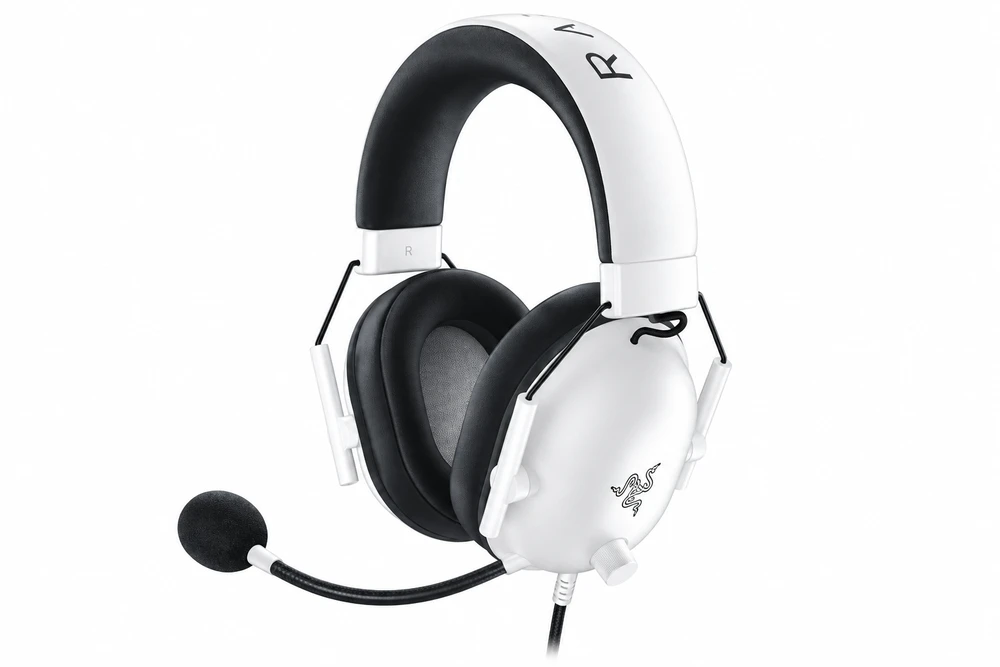 Razer Žaidimų ausinės | BlackShark V2 X | su laidu | Over-Ear | Mikrofonas | Specialus Baltas leidimas | Triukšmo slopinimas