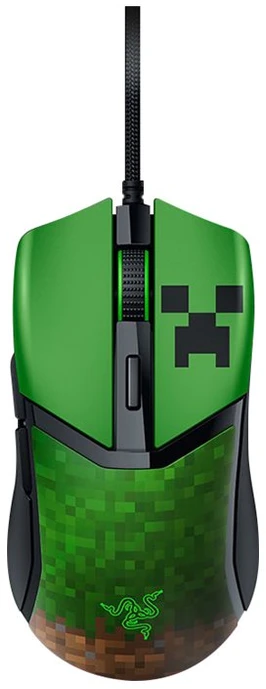 Razer | Pelė žaidimams | Cobra | Optiniai pelės jungikliai Gen-3 | Minecraft Edition