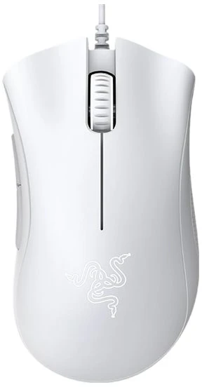 Razer DeathAdder Essential Ergonomic Pelė žaidimams, su laidu, optinė, Baltas