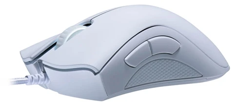 Razer DeathAdder Essential Ergonomic Pelė žaidimams, su laidu, optinė, Baltas
