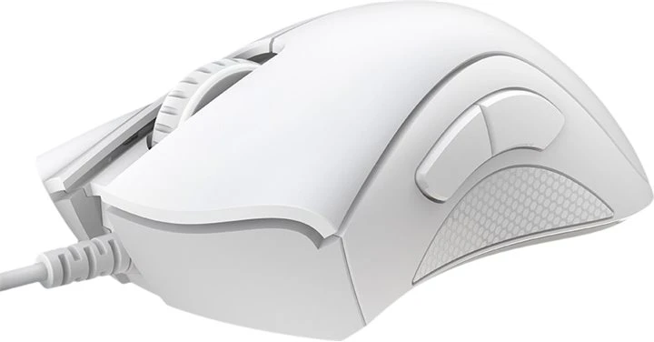 Razer DeathAdder Essential Ergonomic Pelė žaidimams, su laidu, optinė, Baltas