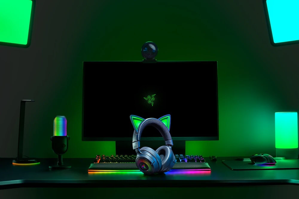 Razer | Ausinės | Kraken Kitty V3 Pro | Bluetooth | Ant ausų