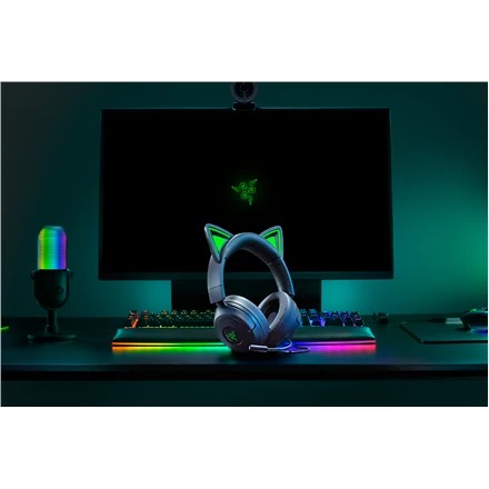 Razer Ausinės Žaidimams | Kraken Kitty V3 X | su laidu | Over-Ear | Mikrofonas | Juodas