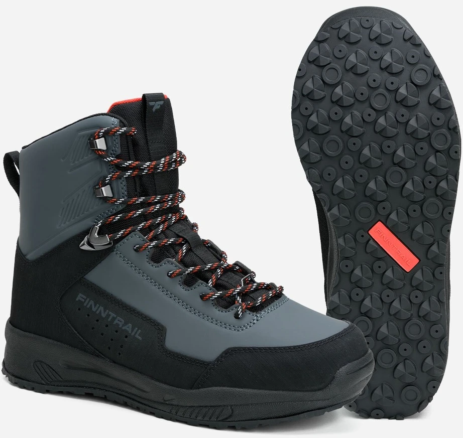 Braidymo batai Finntrail WADEMAN DarkGrey 5203, Dydis avalynė: 44