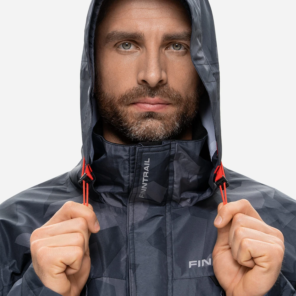 Braidymo striukė Finntrail ATHLETIC CamoShadowBlack 4024, Marškinėlių, džemperių ar striukių dydis: XXL