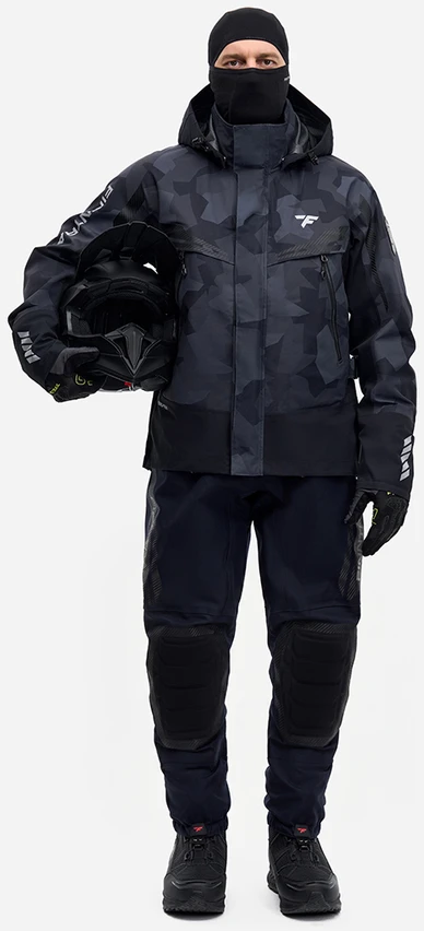 Braidymo striukė Finntrail SPEEDMASTER CamoShadowBlack 4029, Dydis: M