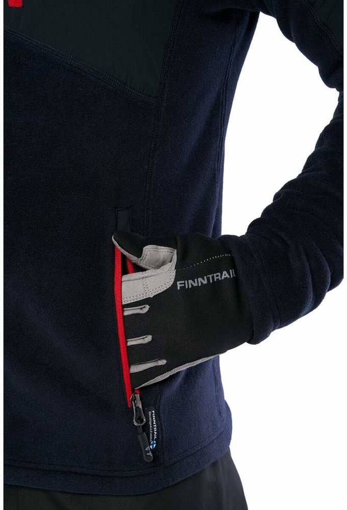Termo džemperis Finntrail POLAR JACKET Juodas 1391 (II termo sluoksnis), Dydis: S