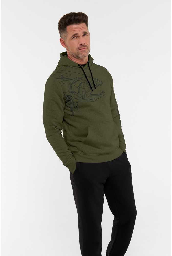 Džemperis Finntrail BIG FISH Khaki 6811, Marškinėlių, džemperių ar striukių dydis: XXXL