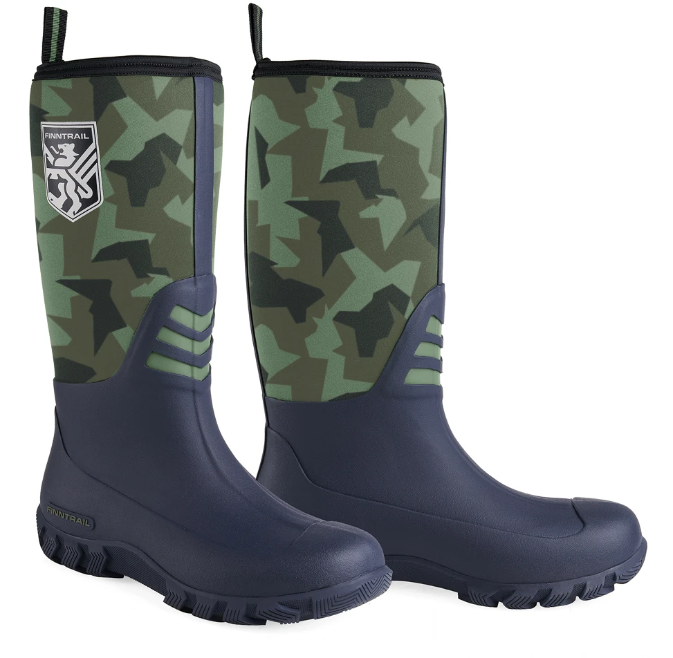 Guminiai batai Finntrail OUTLANDER CamoArmy 7516, Dydis avalynė: 46