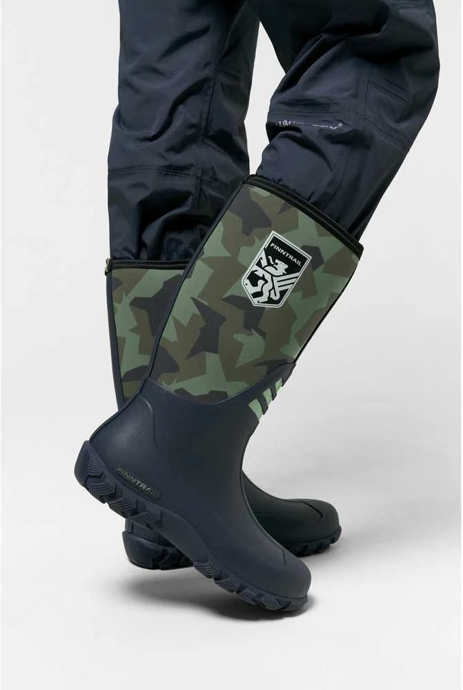 Guminiai batai Finntrail OUTLANDER CamoArmy 7516, Dydis avalynė: 46