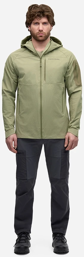 Kelnės Finntrail AZIMUTH DarkGrey 1300 Softshell, Dydis: L