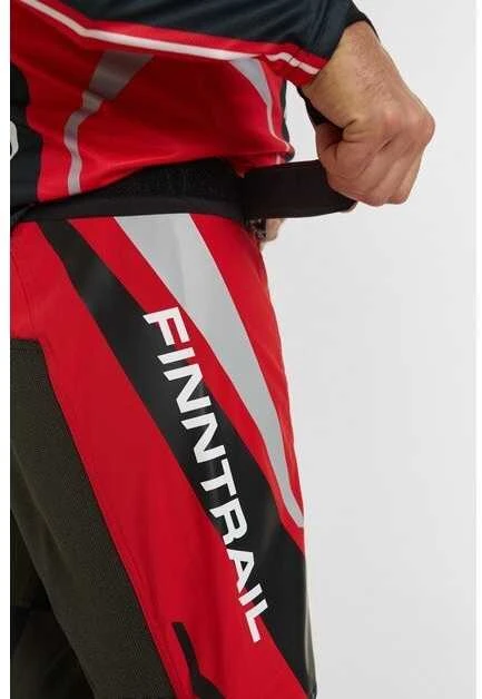 Kelnės Finntrail ENDURO Raudona 4610 Softshell, Dydis: XXXL