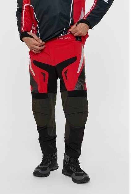 Kelnės Finntrail ENDURO Raudona 4610 Softshell, Dydis: XXXL