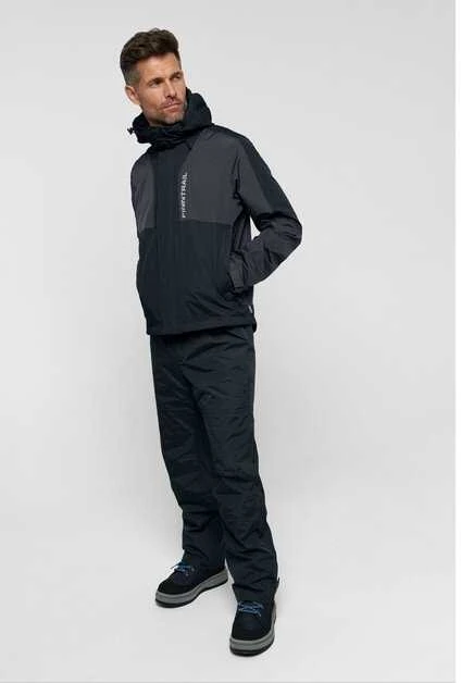 Lietaus kelnės Finntrail LIGHTSUIT Graphite 4614, Dydis: S
