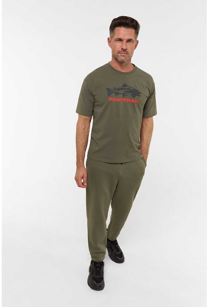 Kelnės Finntrail LOGO Khaki 1401, Kelnių dydis: S