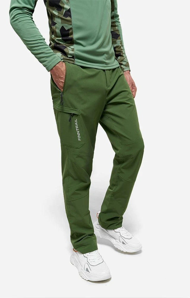 Kelnės Finntrail WAVE Khaki 4605, Dydis: XL