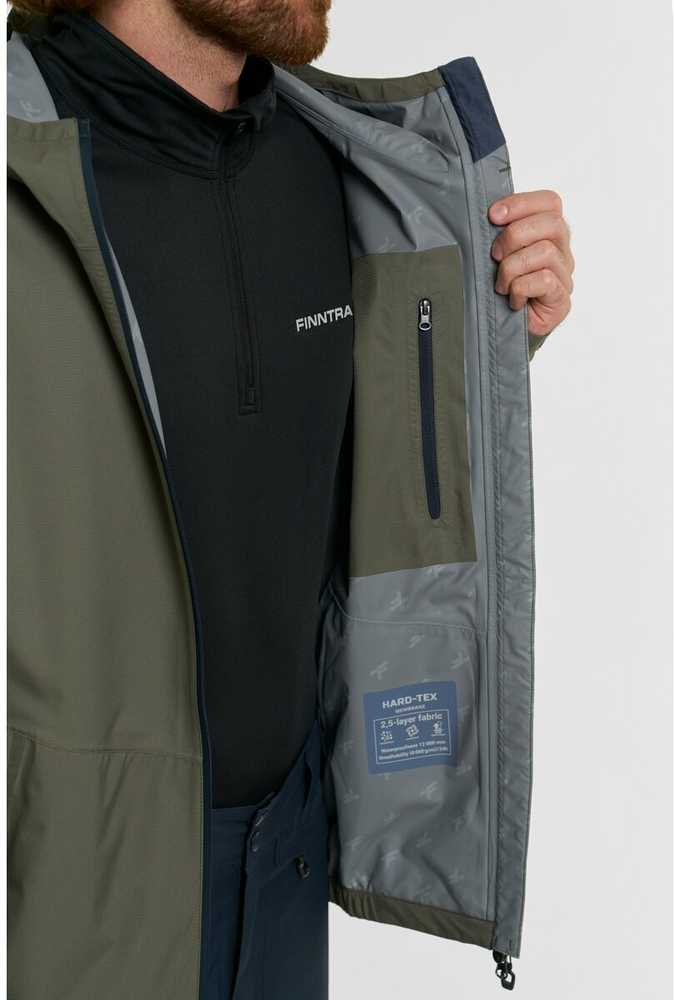 Lietaus kostiumas Finntrail OUTDOOR SUIT Khaki 3445, Marškinėlių, džemperių ar striukių dydis: MK