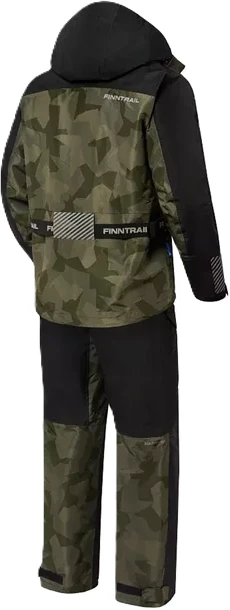 Lietaus kostiumas Finntrail THOR CamoShadowGreen 3420, Dydis: XXXL