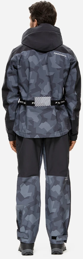 Lietaus kostiumas Finntrail Thor CamoShadowBlack 3421, Dydis: S