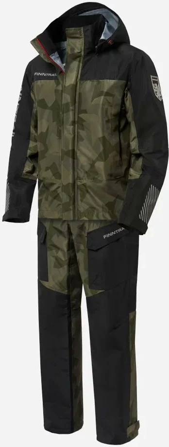 Lietaus kostiumas Finntrail THOR CamoShadowGreen 3420, Dydis: XXXL