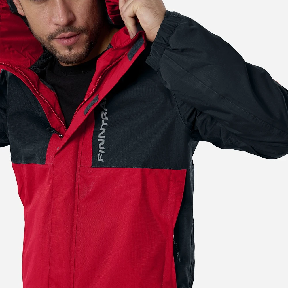 Lietaus striukė Finntrail LIGHTSUIT Raudona 3504, Dydis: M