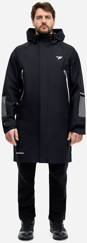 Lietpaltis Finntrail DryCoat Graphite 4020, Dydis: S