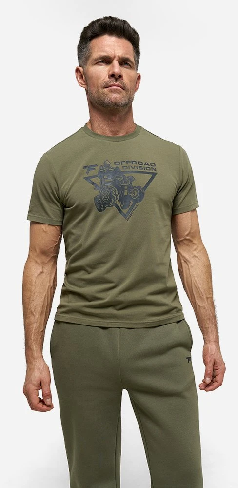 Marškinėliai Finntrail ATV Khaki 6708, Dydis: XXL