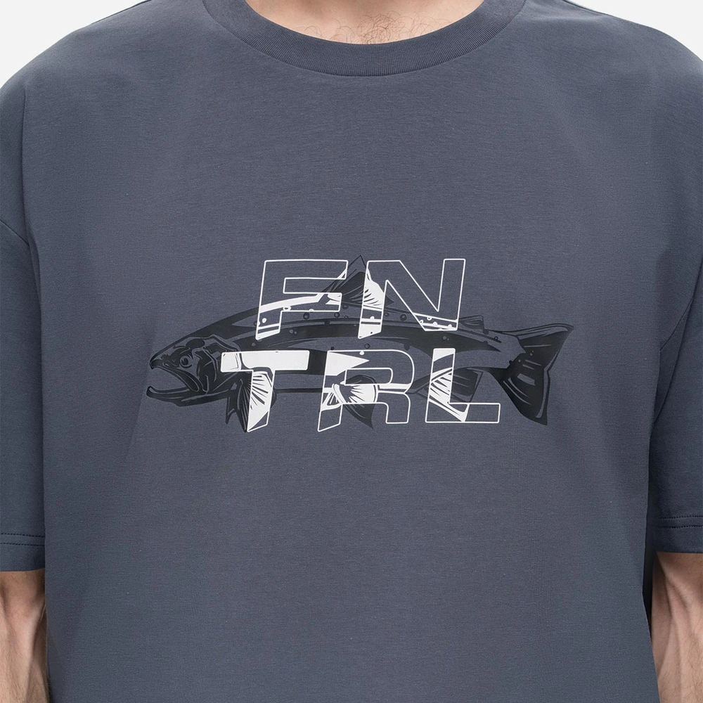 Marškinėliai Finntrail FISH DarkGrey 6731, Marškinėlių, džemperių ar striukių dydis: XXL