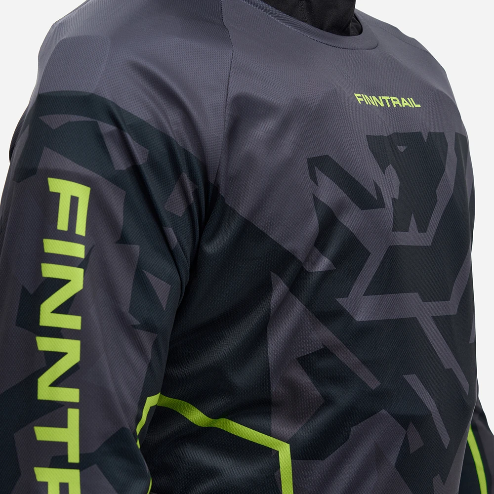 Marškinėliai Finntrail JERSEY CamoShadowBlack 6600, Dydis: L