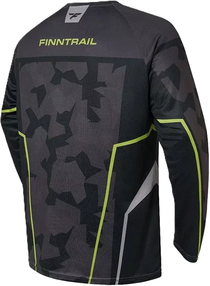 Marškinėliai Finntrail JERSEY CamoShadowBlack 6600, Dydis: S