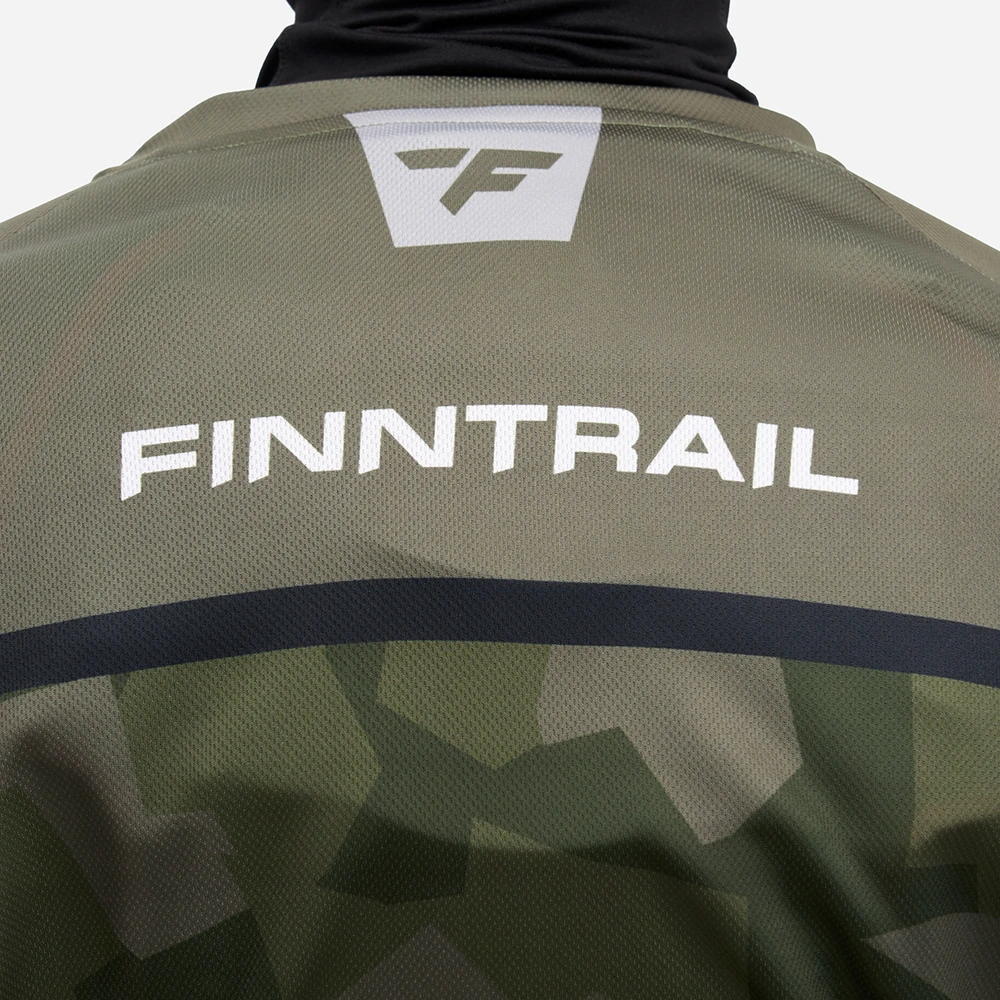 Marškinėliai Finntrail JERSEY CamoShadowGreen 6600, Dydis: M