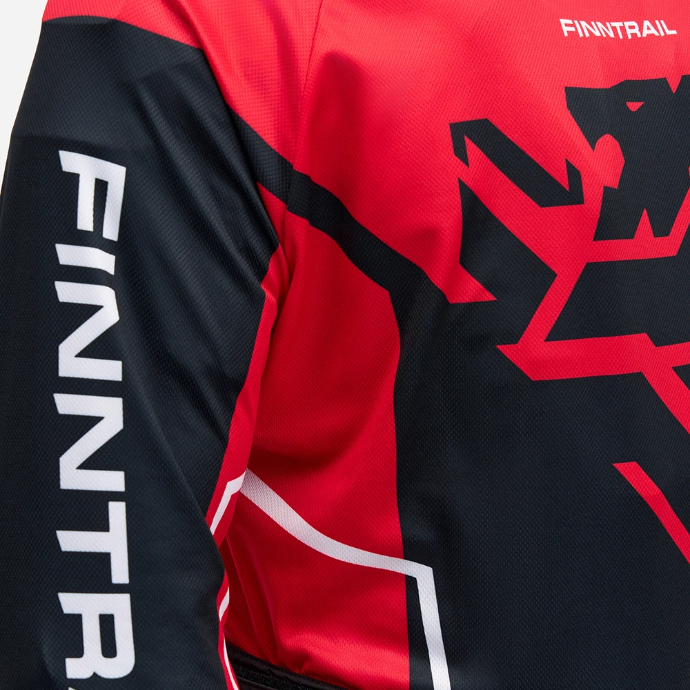 Marškinėliai Finntrail JERSEY Raudona 6600, Dydis: L