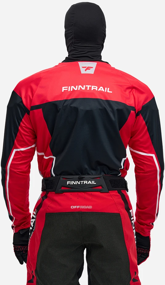 Marškinėliai Finntrail JERSEY Raudona 6600, Dydis: L