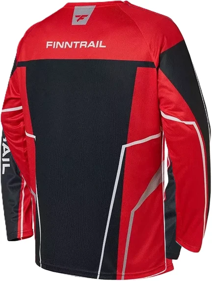 Marškinėliai Finntrail JERSEY Raudona 6600, Dydis: M