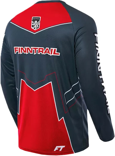 Marškinėliai Finntrail JERSEY Raudona 6601, Dydis: S