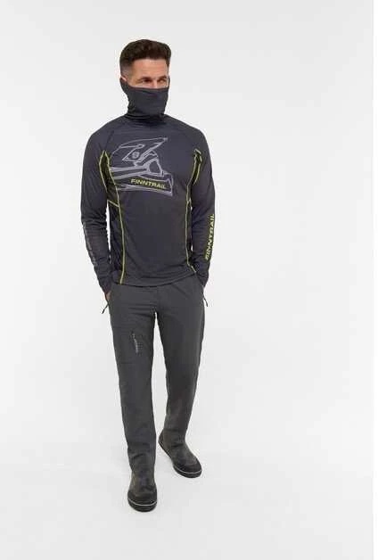 Marškinėliai Finntrail VIZARD MiddleGrey 6608, Dydis: M