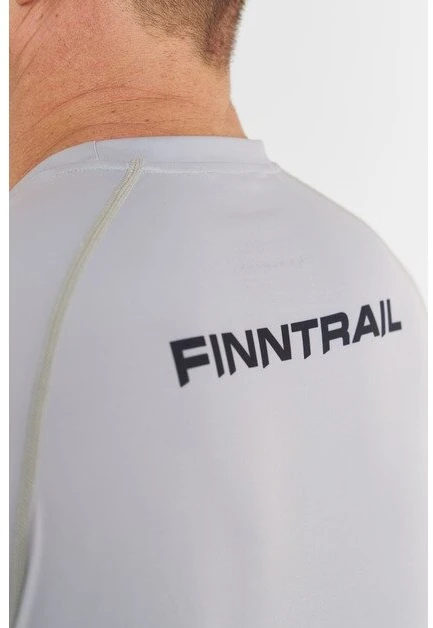 Marškinėliai Finntrail WAVE FISH Pilkas 6611, Dydis: XXL